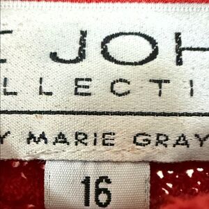 St. John Collection Red Jacket and matching Skirt.